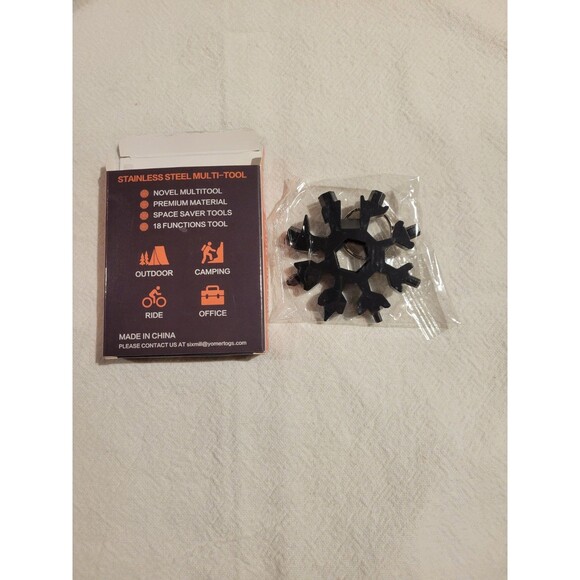 Dad Gifts for Men Adults Gifts for Men 18 in 1 Snowflake Multitool and Card Tool - Picture 7 of 11